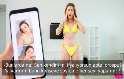 Sarı Bikinili Duru Güzellik Amını Üvey Kardeşine Fena Siktirdi